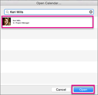 outlook for mac calendar permissions