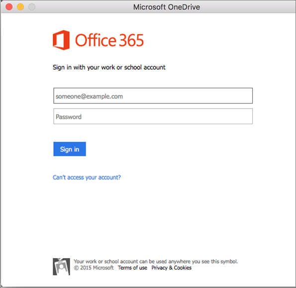 sign in to onedrive on desktop