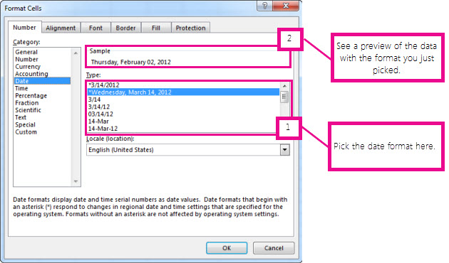 Datetime format