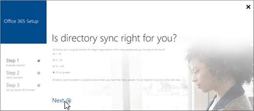 office 365 active directory sync existing users