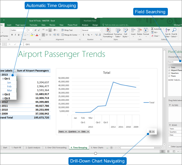 pivot tables slicer 2 one in What's  for Windows  2016 Excel new Excel