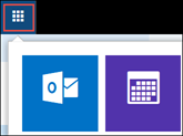 Outlook on the web App Launcher