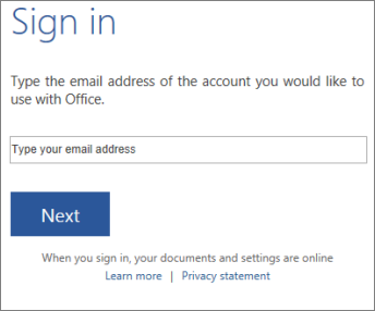 my subscription to microsoft word sign in
