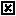 X in box symbol