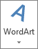 Icono de WordArt grande