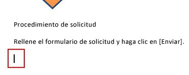 Haga clic en el lugar donde quiere insertar el elemento gráfico SmartArt.