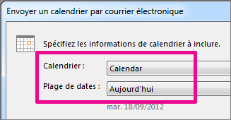 Partager un calendrier Outlook avec d’autres personnes - Outlook