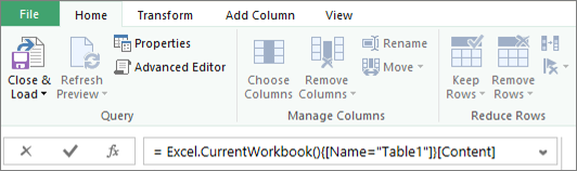 Mempelajari tentang rumus Power Query - Excel