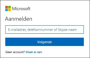 Waar kan ik me aanmelden in Office 365 - Office 365