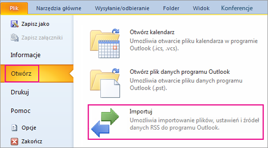 Importowanie Kontaktów Do Programu Outlook Pomoc Techniczna Pakietu Office 3715